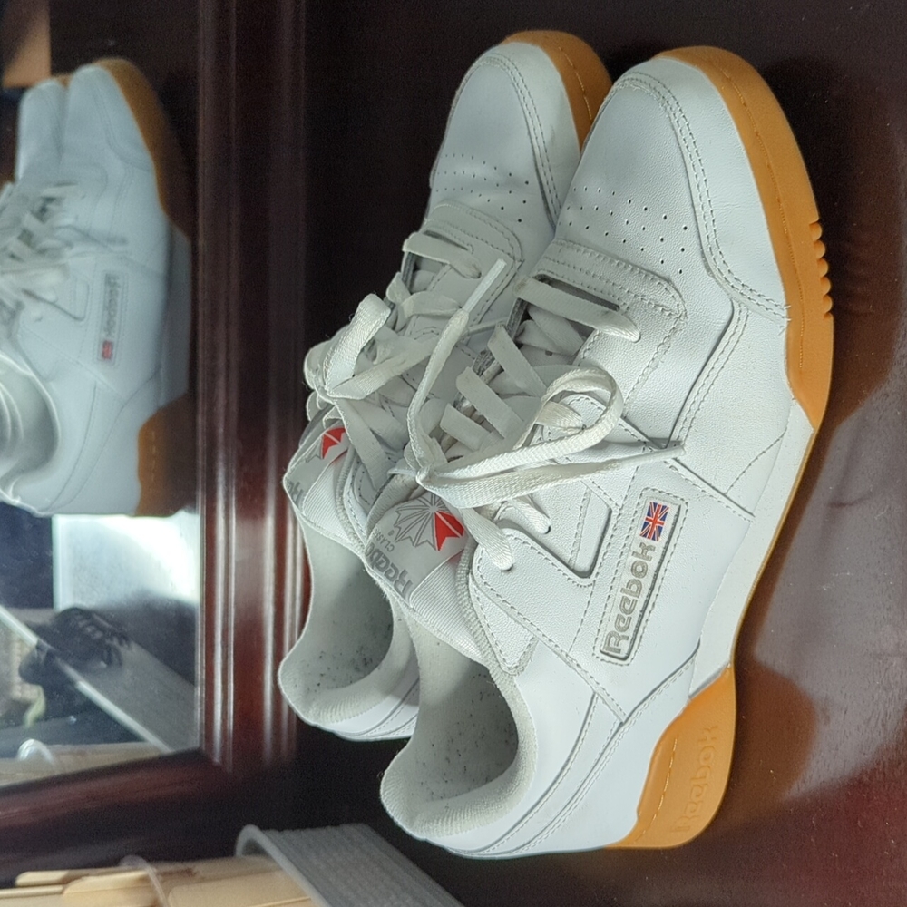 Reebok white sneakers